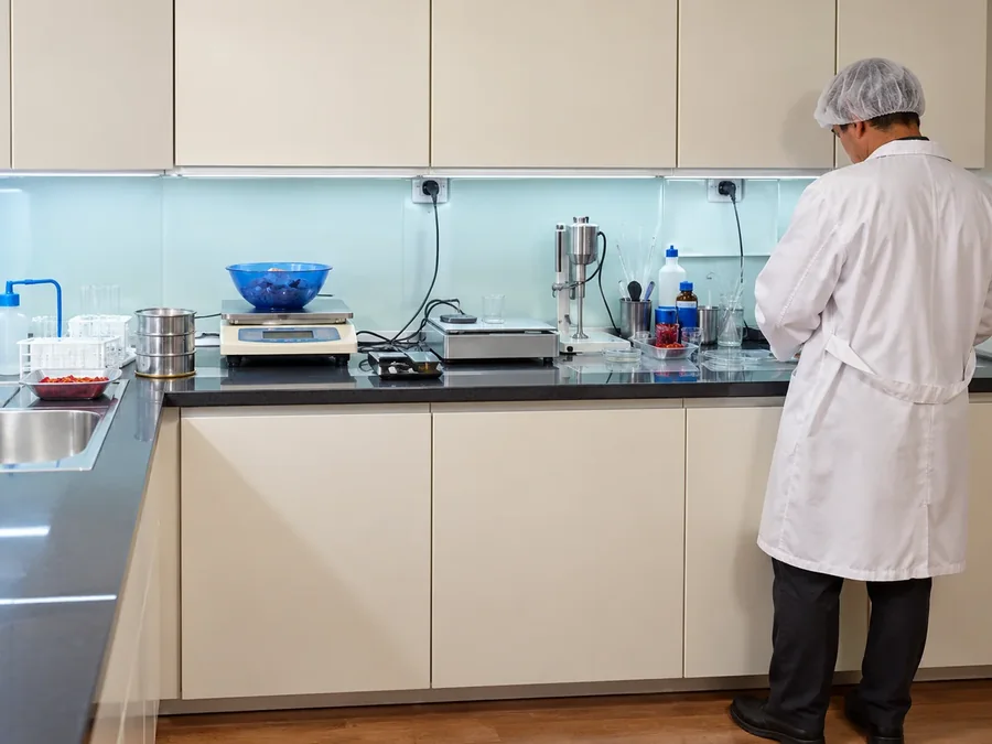 Quality technician working in our in-house laboratory