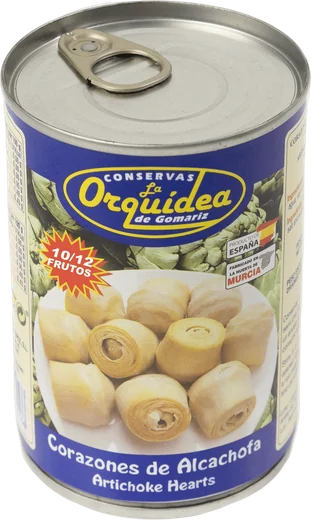 Can of artichoke hearts