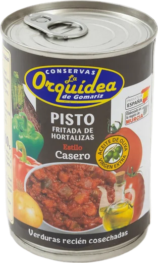 Can of pisto vegetable stew