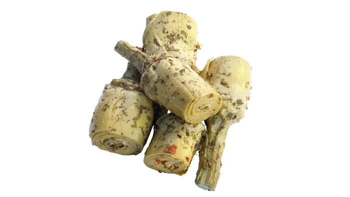 Whole Roman-style artichokes with stem
